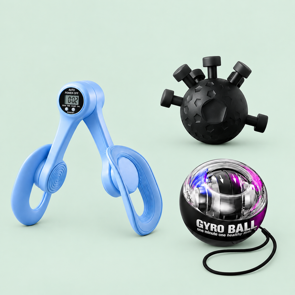 Eagle Handgripper + Pelvic Trainer + Gyro Ball Combo