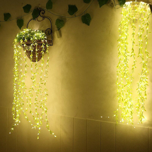 Magical Leaf Curtain Lights