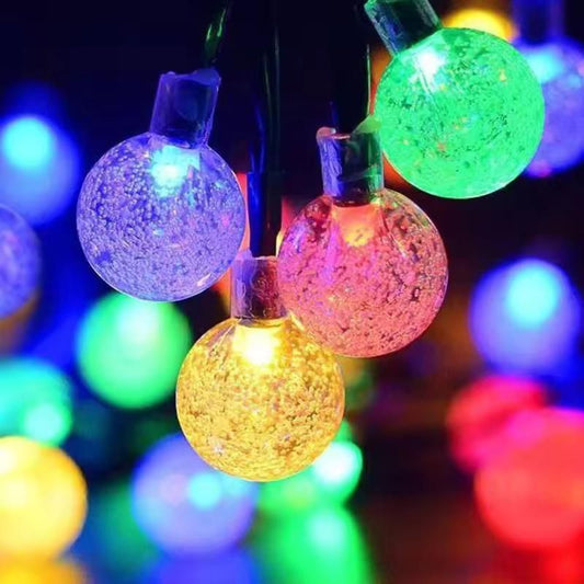 LED Crystal Bubble Ball String Fairy Lights - ShoppersDen