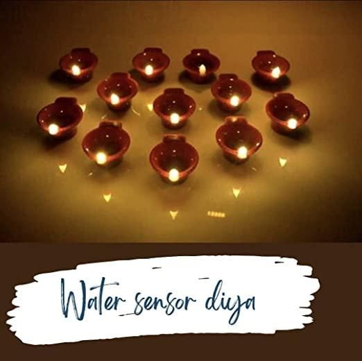 Illuminate Diwali with Magic Water LED Diyas - Unique Diwali Decorations Online - ShoppersDen