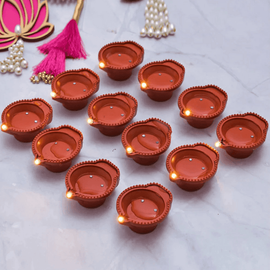 Illuminate Diwali with Magic Water LED Diyas - Unique Diwali Decorations Online - ShoppersDen