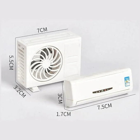 Miniature AC design Solar - Powered Car Air freshener Diffuser - ShoppersDen