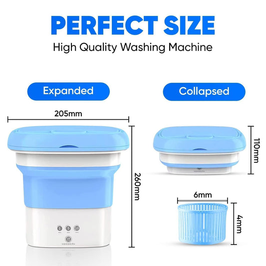 Portable Foldable Mini Washer - ShoppersDen