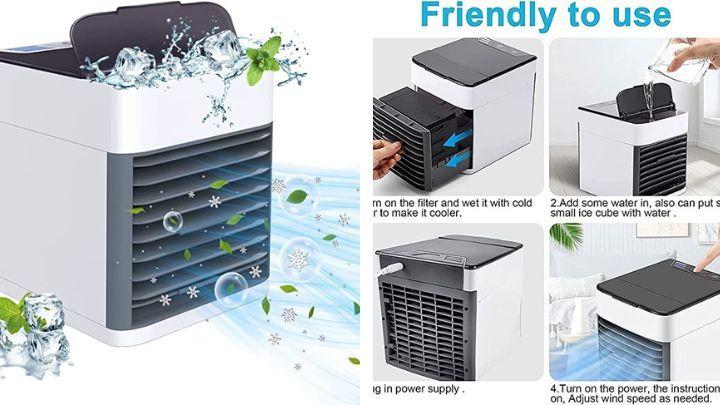 Portable Mini Air Conditioner - Water Tank USB Powered - ShoppersDen