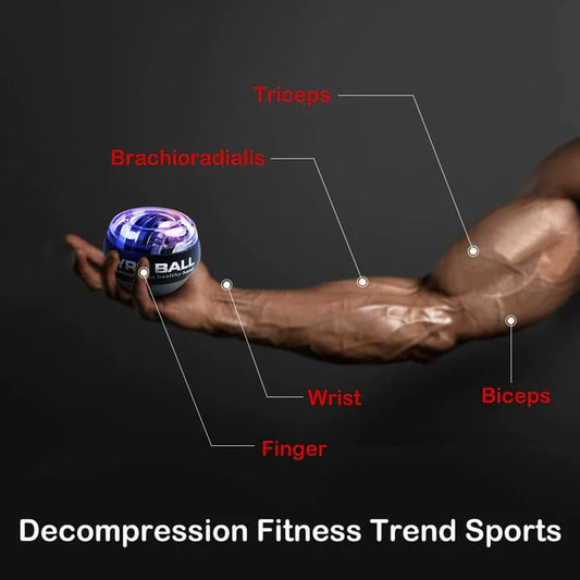 ShoppersDen Gyro Workout Ball - ShoppersDen