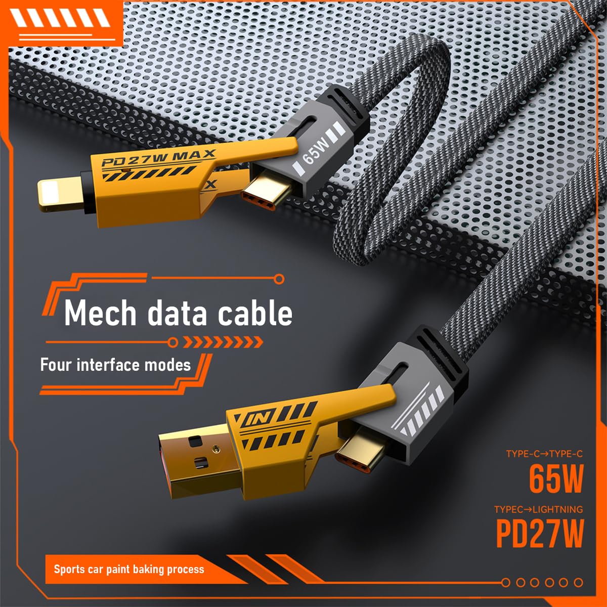 ShoppersDen INBAE 2025 Model 10th Gen | High Grade 4 In 1 Cable | Gold Plated - ShoppersDen