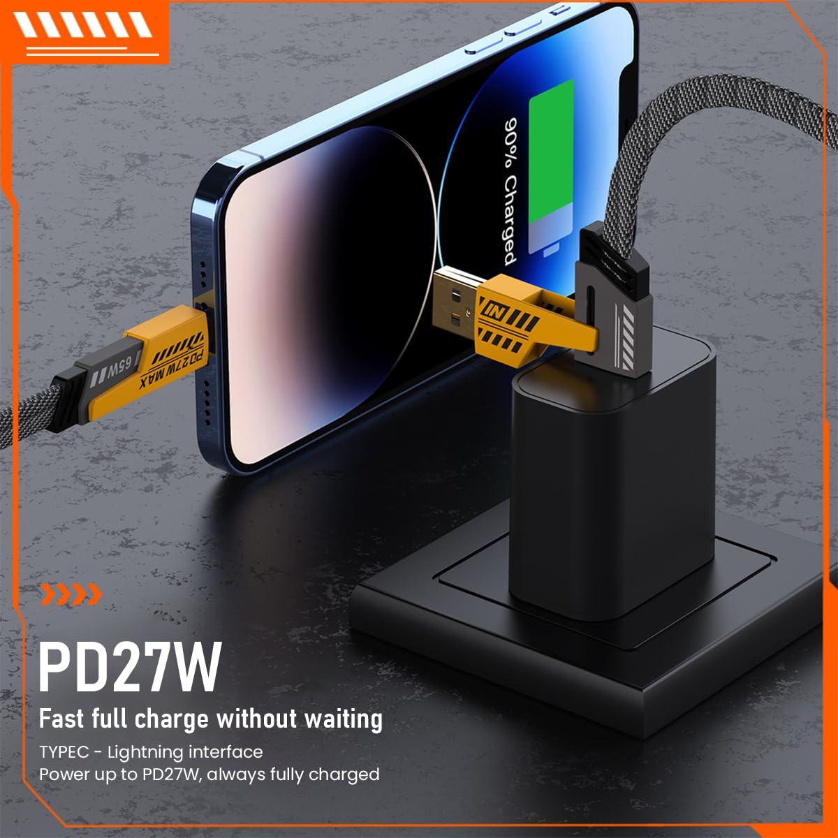 ShoppersDen INBAE 2025 Model 10th Gen | High Grade 4 In 1 Cable | Gold Plated - ShoppersDen