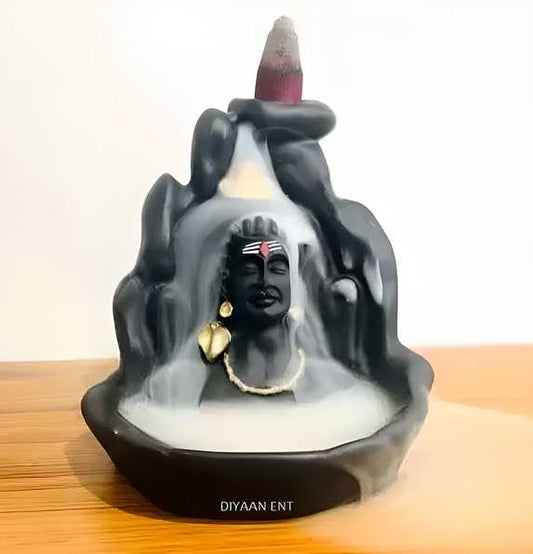 Smoke Fountain Lord Shiva Cone with 10 Free Smoke Backflow - ShoppersDen