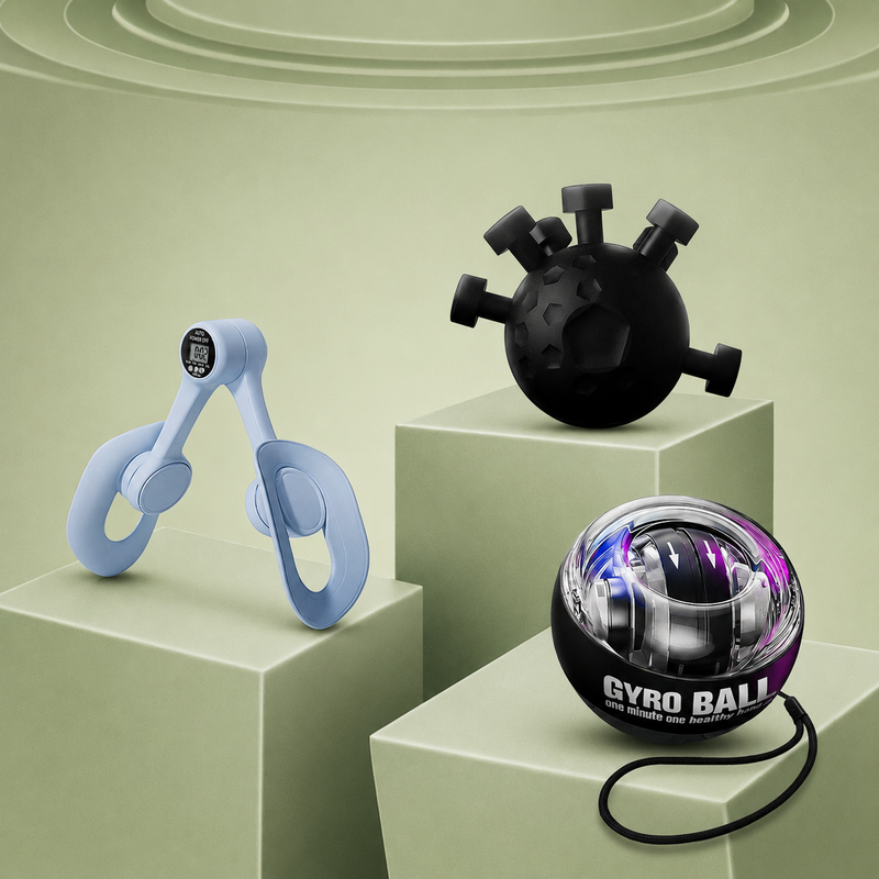 Eagle Handgripper + Pelvic Trainer + Gyro Ball Combo