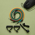Total Body Resistance Tube Set – Adjustable Home Workout Kit