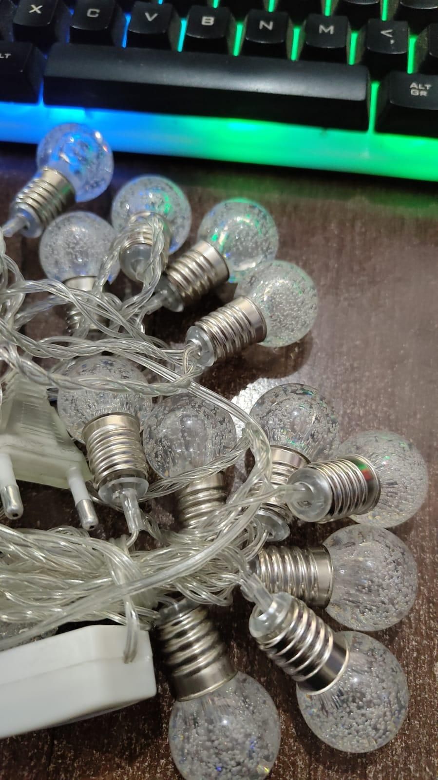 LED Crystal Bubble Ball String Fairy Lights - ShoppersDen