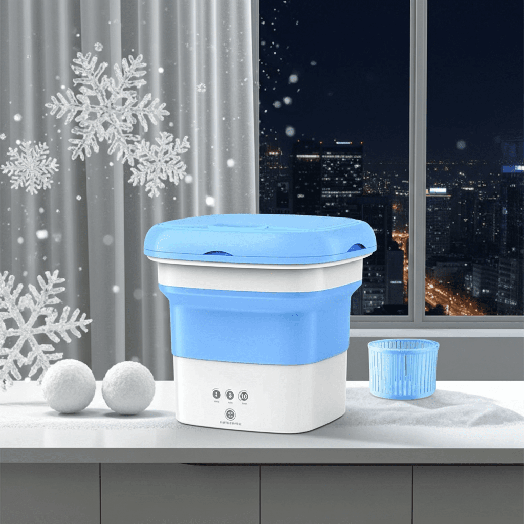 Portable Foldable Mini Washer - ShoppersDen