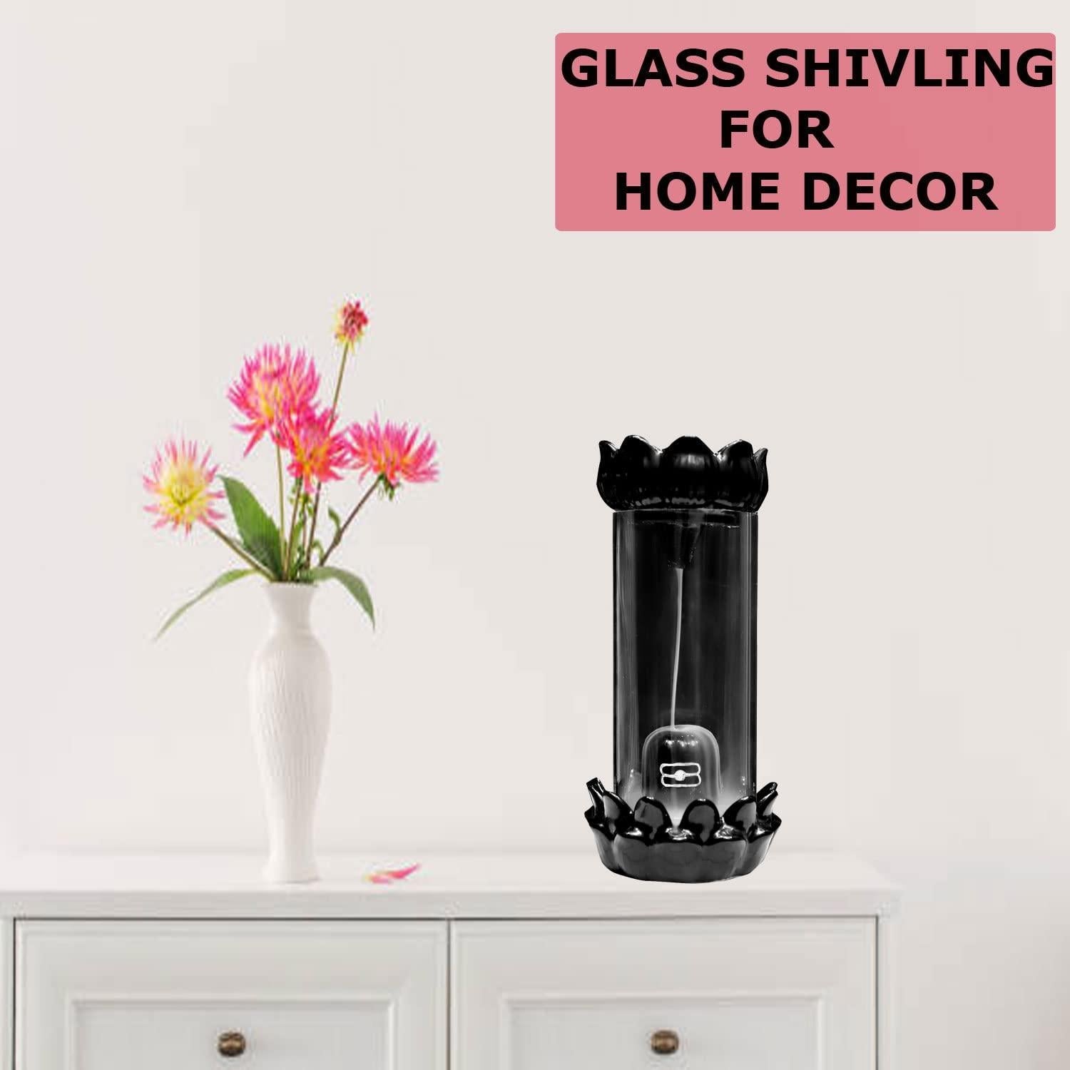 Shiva Linga Cylinder Glass - ShoppersDen
