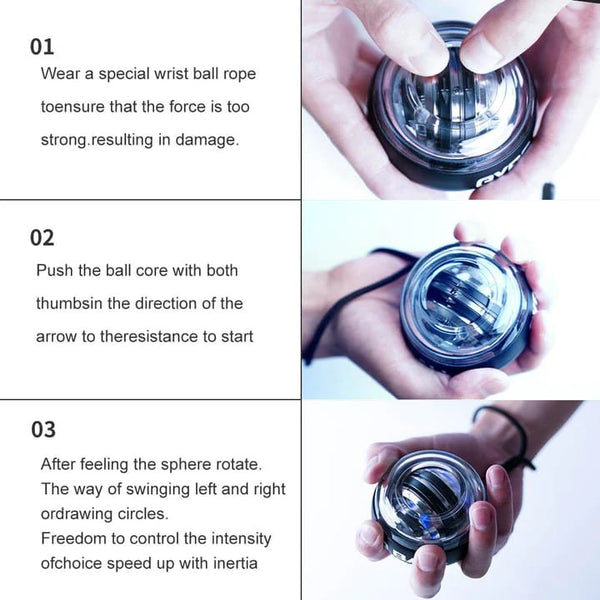 ShoppersDen Gyro Workout Ball - ShoppersDen