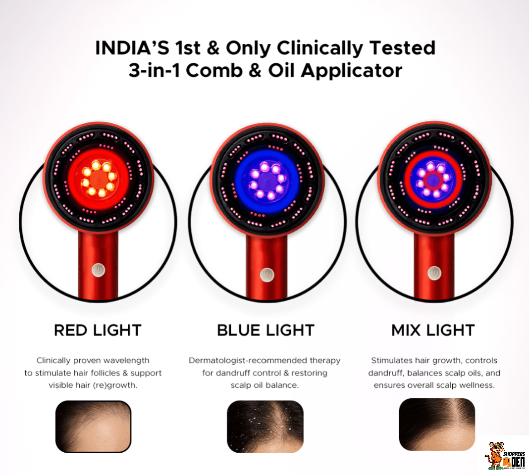 ShoppersDen Hair Massager: Boost Your Growth! - ShoppersDen