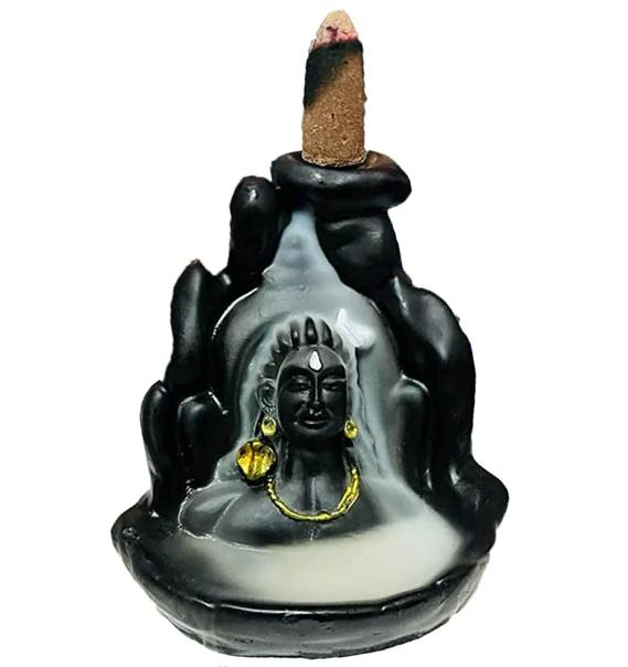 Smoke Fountain Lord Shiva Cone with 10 Free Smoke Backflow - ShoppersDen