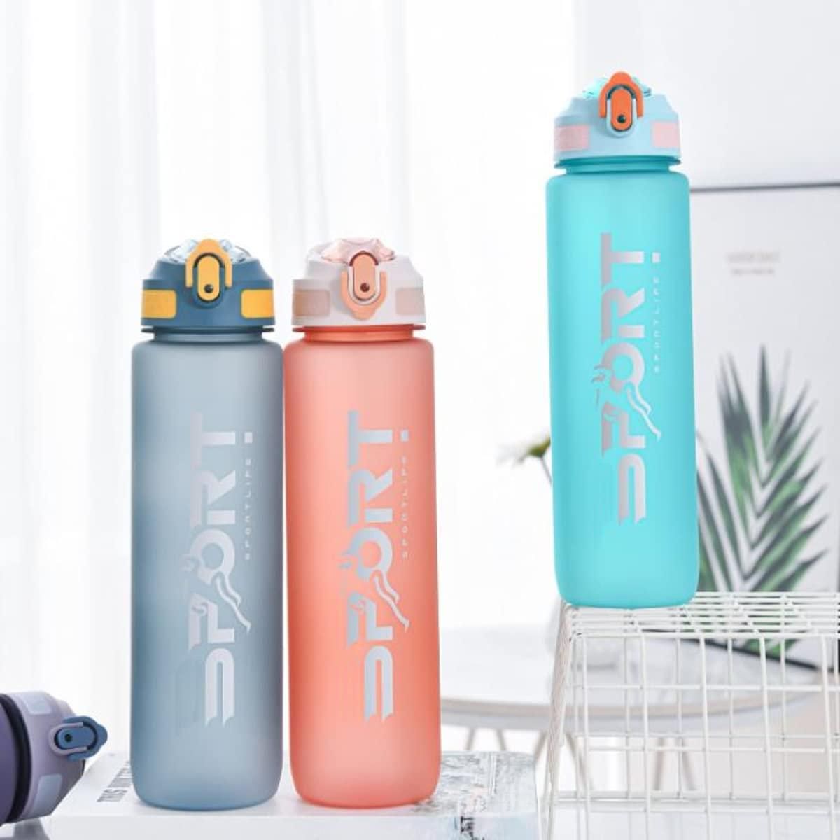 Sport Print Water Bottle 1L Sipper - ShoppersDen