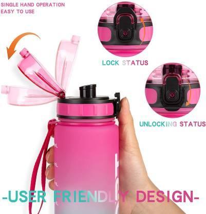 Sport Print Water Bottle 1L Sipper - ShoppersDen