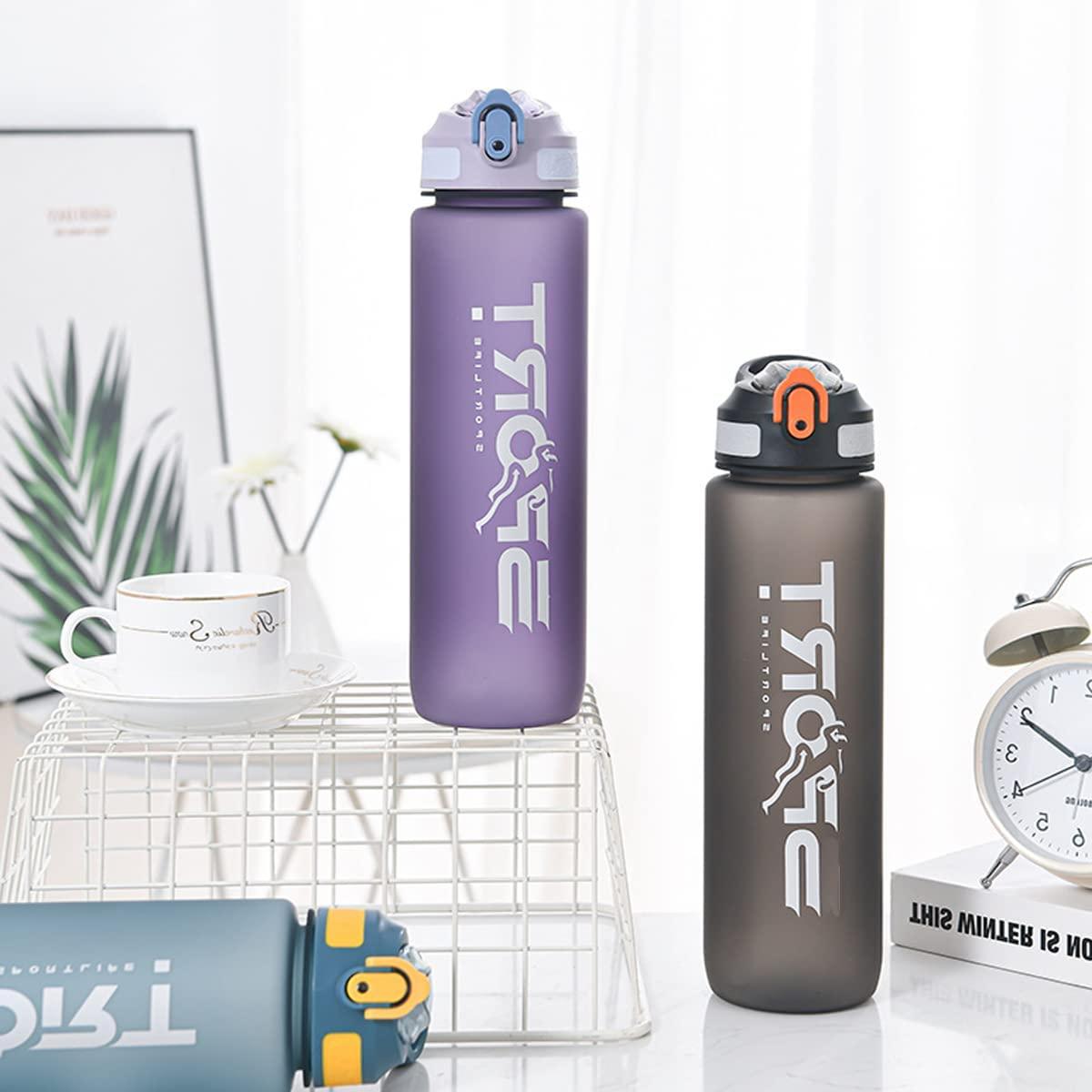 Sport Print Water Bottle 1L Sipper - ShoppersDen